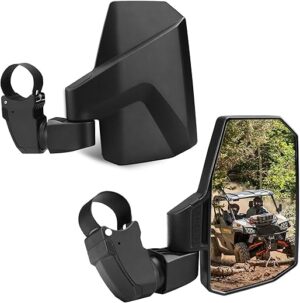 SHEJISI Spring Back UTV Mirrors For Roll Cage