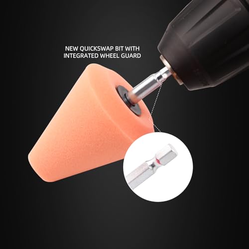 SPTA Car Wheel Hub Buffing Sponge Kit - Image 5