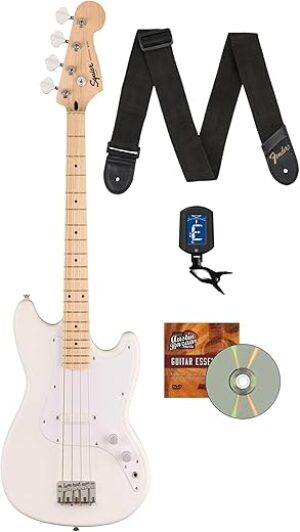 Fender Squier Sonic Bronco Bass Guitar Bundle