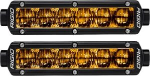 RIGID SR-Series J583 6 Inch Yellow LED Fog Light Pair