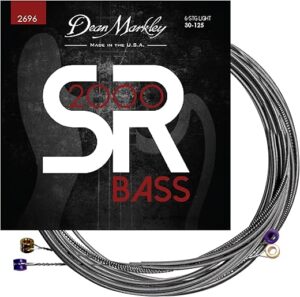 Dean Markley SR2000 Stainless Steel Bass Guitar Strings 6 String Set