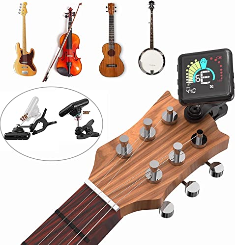 Ssllretu Rechargeable Clip-On Guitar Tuner With Metronome - Image 5