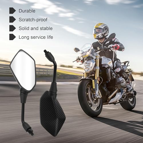 Stacool Motorcycle Mirrors, 360° Adjustable, Wide Angle - Image 3