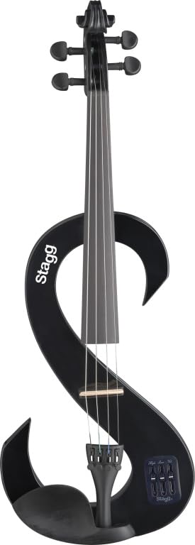 Stagg EVN 4/4 Silent Violin Set - Black - Image 2