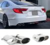 Cuztom Tuning Stainless Quad Muffler Exhaust Tips