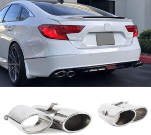 Cuztom Tuning Stainless Quad Muffler Exhaust Tips