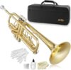 Ashthorpe Standard Bb Trumpet With Gold Brass Finish
