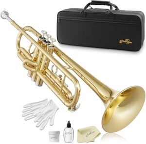 Ashthorpe Standard Bb Trumpet With Gold Brass Finish