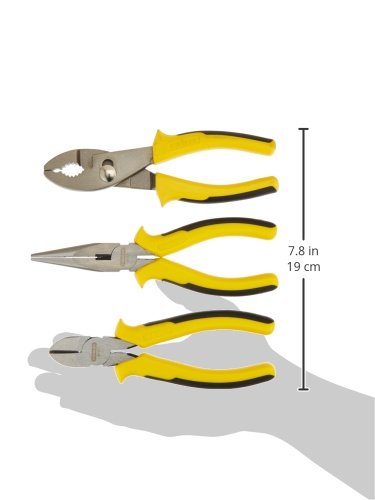 STANLEY 3-Piece Bi-Material Pliers Set 84-056 - Image 2