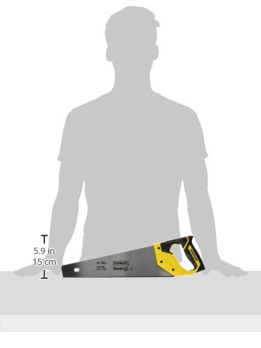 STANLEY Hand Saw, Sharp Tooth, 15-Inch (20-526) - Image 2
