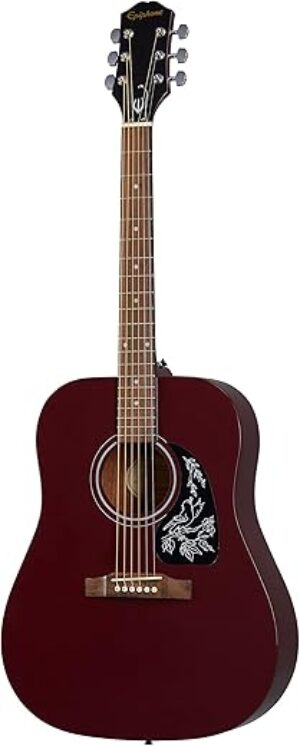 Epiphone Starling Dreadnought Acoustic, Wine Red