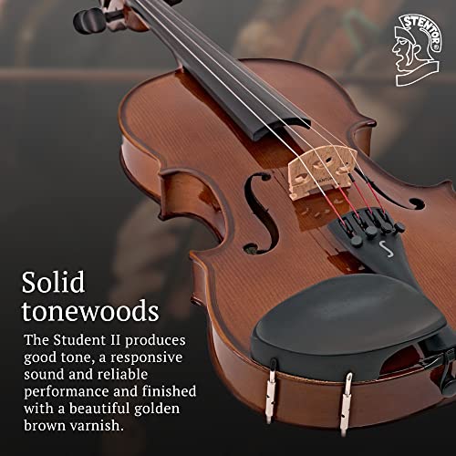 Stentor 4-String Violin, Brown, Red (1500 1/4) - Image 3