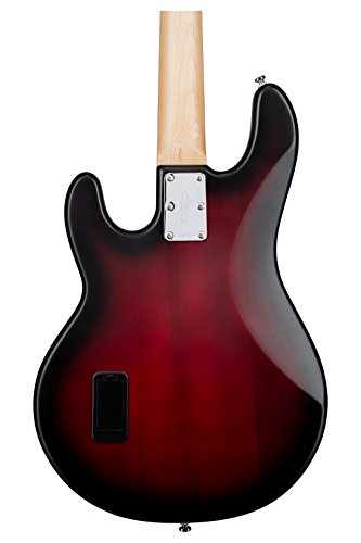 Sterling by Music Man StingRay Ray4 Bass Guitar Ruby Red - Image 4