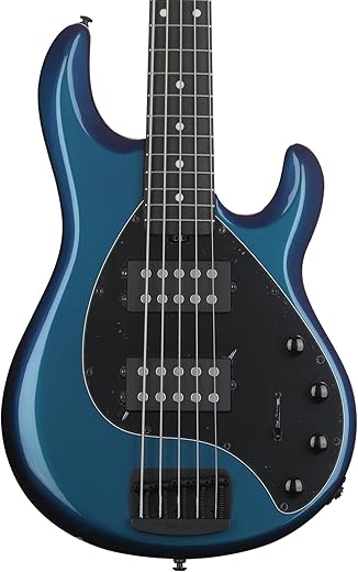 Ernie Ball Music Man StingRay 5 HH Bass Guitar - Sapphire