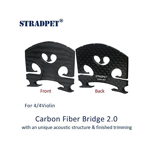 STRADPET Carbon Fiber Bridge 2.0 For Violin - Image 4