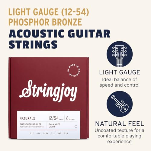 Stringjoy NB1254 Phosphor Bronze Acoustic Strings 12-54 - Image 2