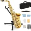 Eastar Student Alto Saxophone E Flat Gold Lacquer