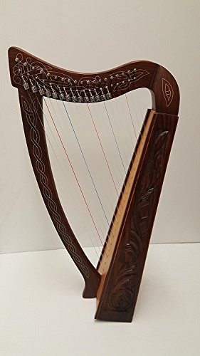 Sturgis 22 Nylon Strings Lever Harp Solid Wood - Image 3