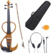 Cecilio Style 3 Silent Electric Violin, Metallic Yellow
