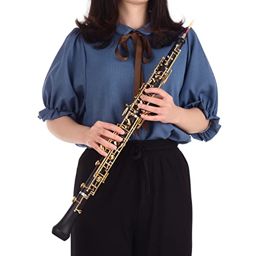 summina Professional Oboe C Key Semi-automatic Woodwind - Image 3