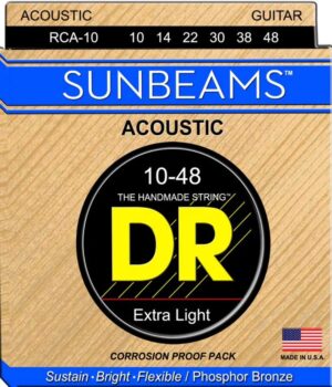 DR Strings Sunbeam Phosphor Bronze Acoustic 10-48