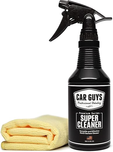 CAR GUYS Super Cleaner | Car Interior & Upholstery Stain Remover | 18 Oz Kit