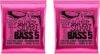 Ernie Ball Super Slinky 5 Bass Strings, 2 Pack