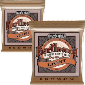 Ernie Ball Super Slinky Acoustic Guitar Strings (2 Packs)
