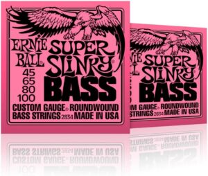 Ernie Ball Super Slinky Bass Strings 2 Pack