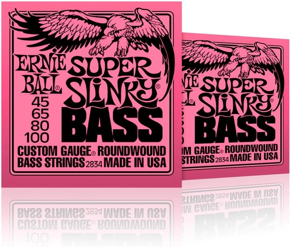 Ernie Ball Super Slinky Bass Strings 2 Pack
