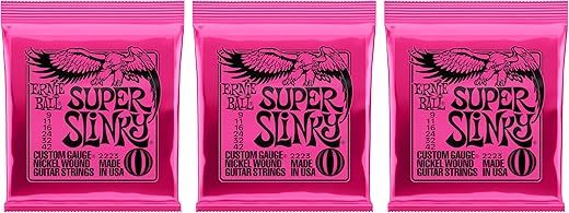 Ernie Ball Super Slinky Guitar Strings 9-42 (2223x3)