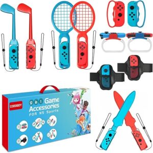 Codogoy 12 In 1 Switch Sports Accessories Bundle