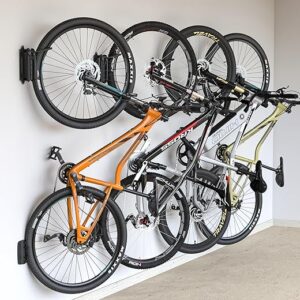 monTEK Swivel Bike Wall Mount Rack, 4 Pack