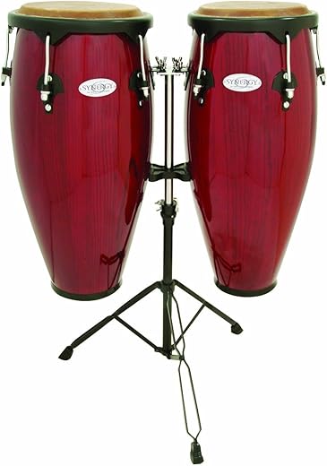Toca Synergy Wood Conga Set w/Stand
