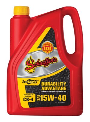 Schaeffer Manufacturing SynShield Durability 15W-40 Diesel Oil, 1-Gallon