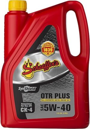 Schaeffer Manufacturing SynShield OTR Plus Diesel Engine Oil 5W-40