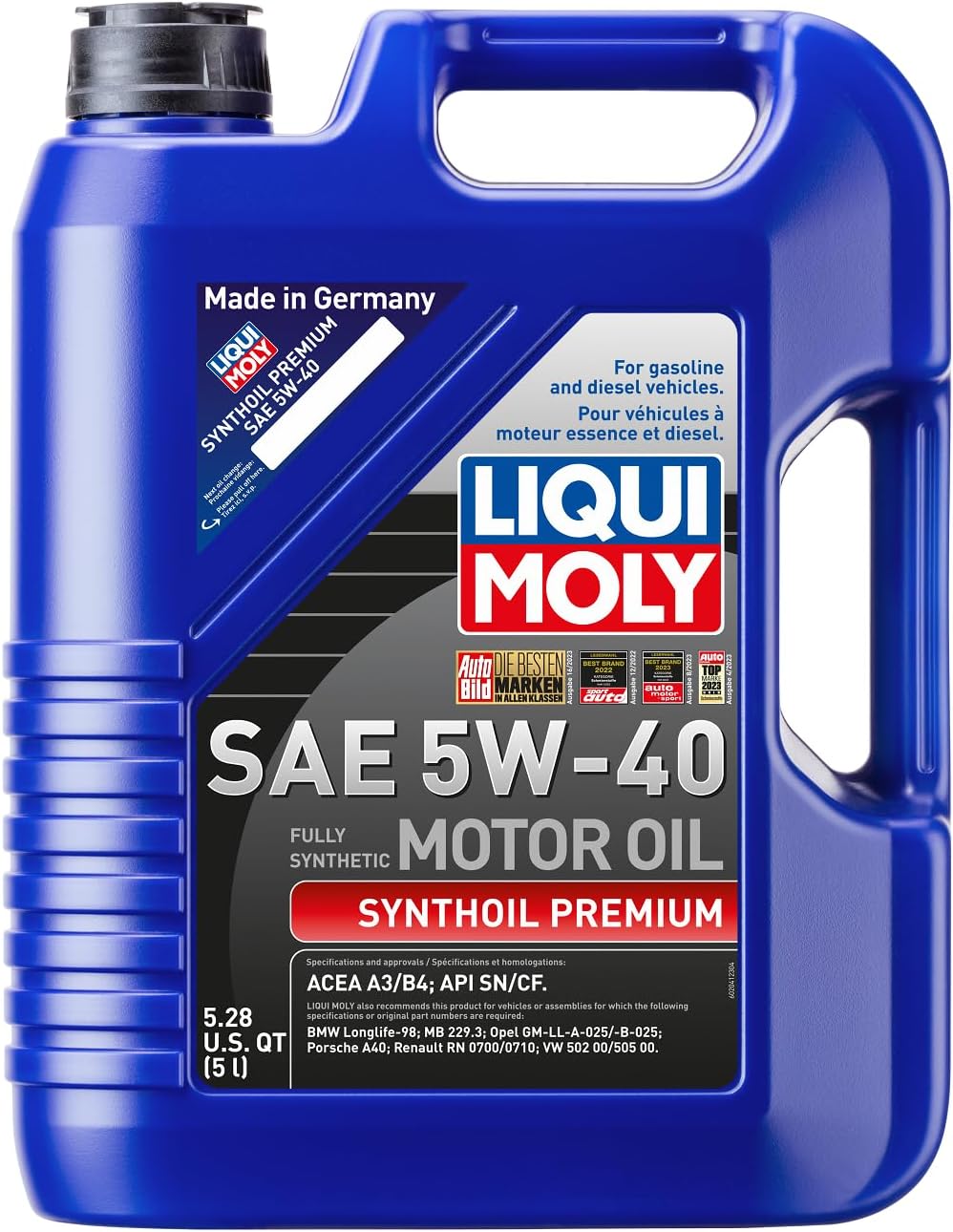 Liqui Moly Synthoil Premium SAE 5W-40, 5 L, 2041