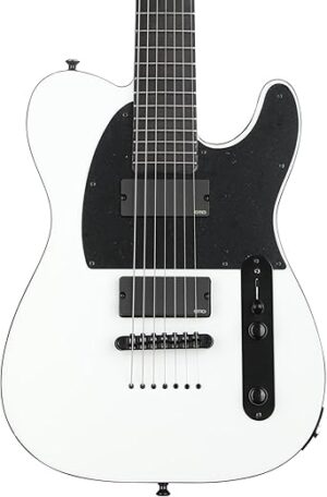ESP T-B7 Baritone Electric Guitar – Snow White
