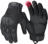 KEMIMOTO Tactical Touchscreen Motorcycle Gloves With Hard Shell
