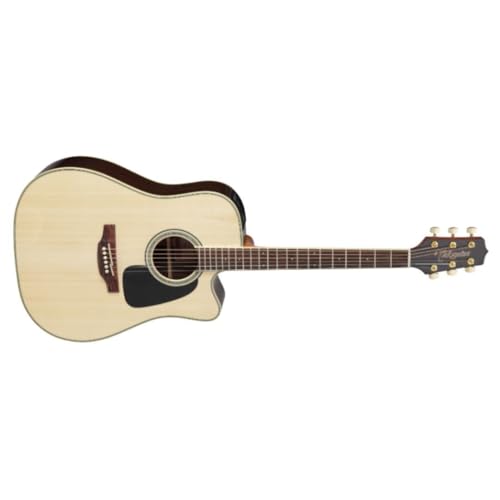 Takamine GD51CE-NAT Dreadnought Cutaway Acoustic-Electric Guitar - Image 3