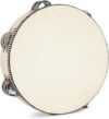 LIEKE Tambourine 8 Inch Goatskin Hand Drum