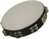 dulcimershofar.com Tambourine, Economy, 8″ x 2 Rows