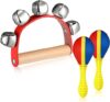 Suilung Tambourine Maracas Set Musical Instruments