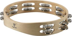 Tycoon Percussion Tambourine TBW-10DBS