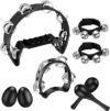 MOONBACK Tambourines And Hand Percussion Instrument Set