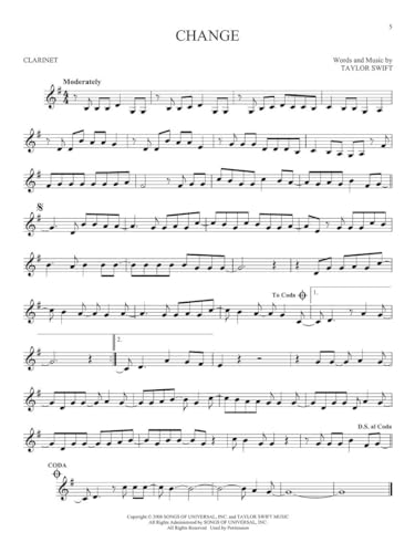 Taylor Swift Music for Clarinet - Image 5