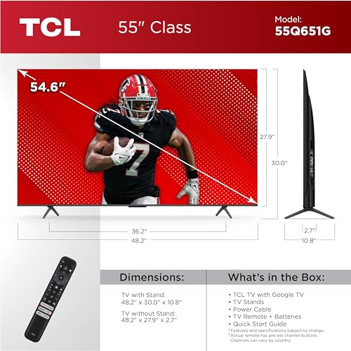 TCL TCL 55-Inch Q65 QLED 4K UHD Smart TV by Author's Name - Image 2