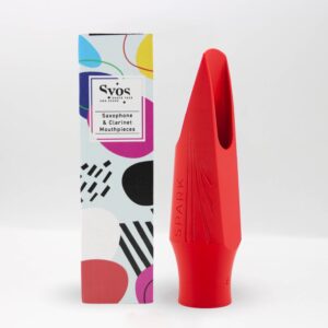 Syos Tenor Saxophone Mouthpiece, Spark Model, Carmine Red