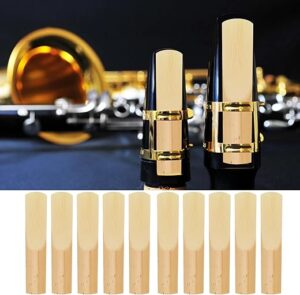 Akozon Tenor Saxophone Reeds 10PCs With Cover