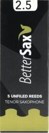BetterSax Tenor Saxophone Reeds – Strength 2.5